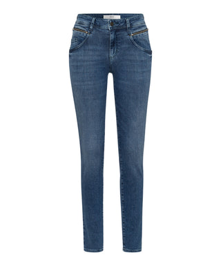 BRAX Shakira Used Regular Blue - Riverstone Wash Denim - 9928220 71-6507-26