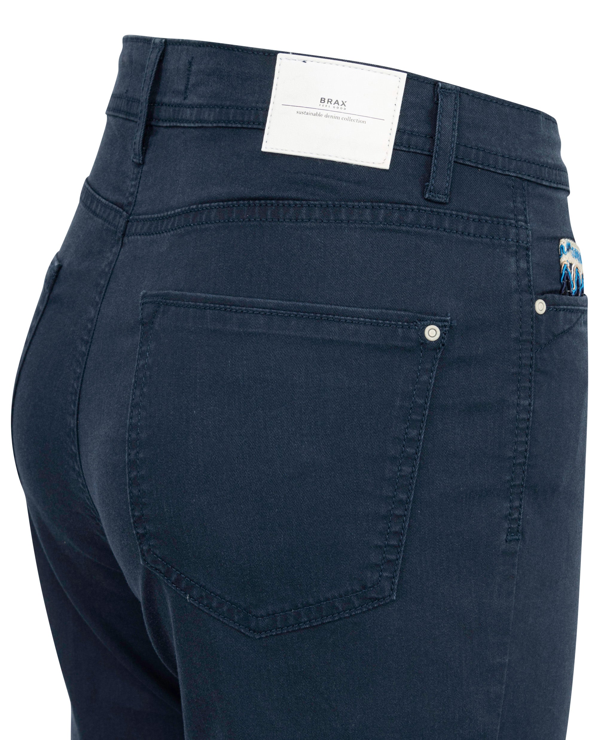 BRAX Mary C Capri Jeans - Deep Navy Blue - 9969020 747358-22 von BRAX
