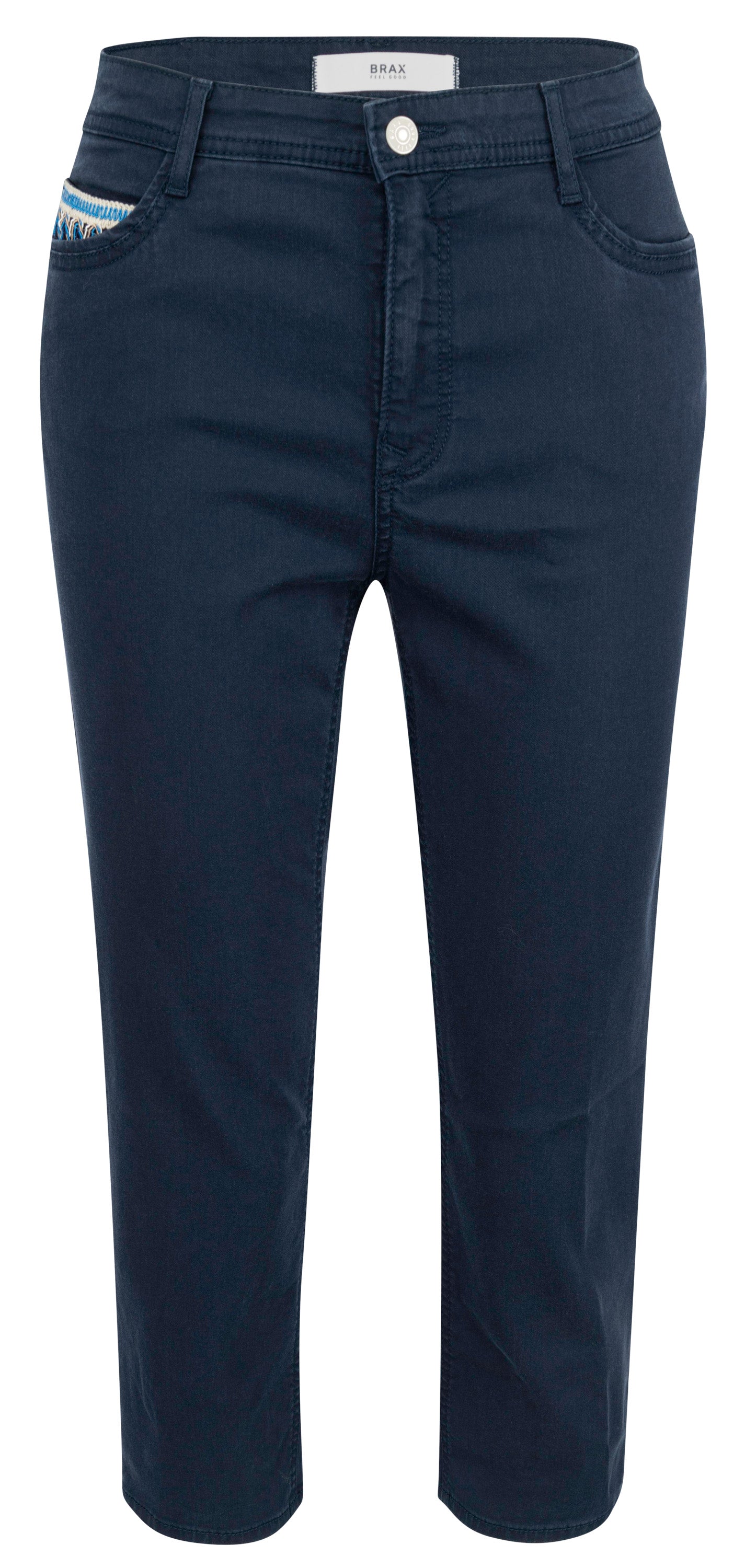 BRAX Mary C Capri Jeans - Deep Navy Blue - 9969020 747358-22