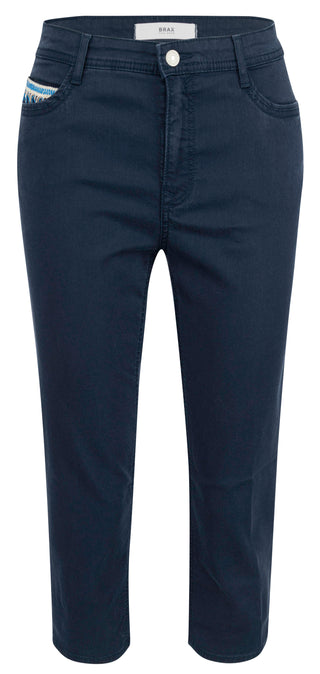 BRAX Mary C Capri Jeans - Deep Navy Blue - 9969020 747358-22