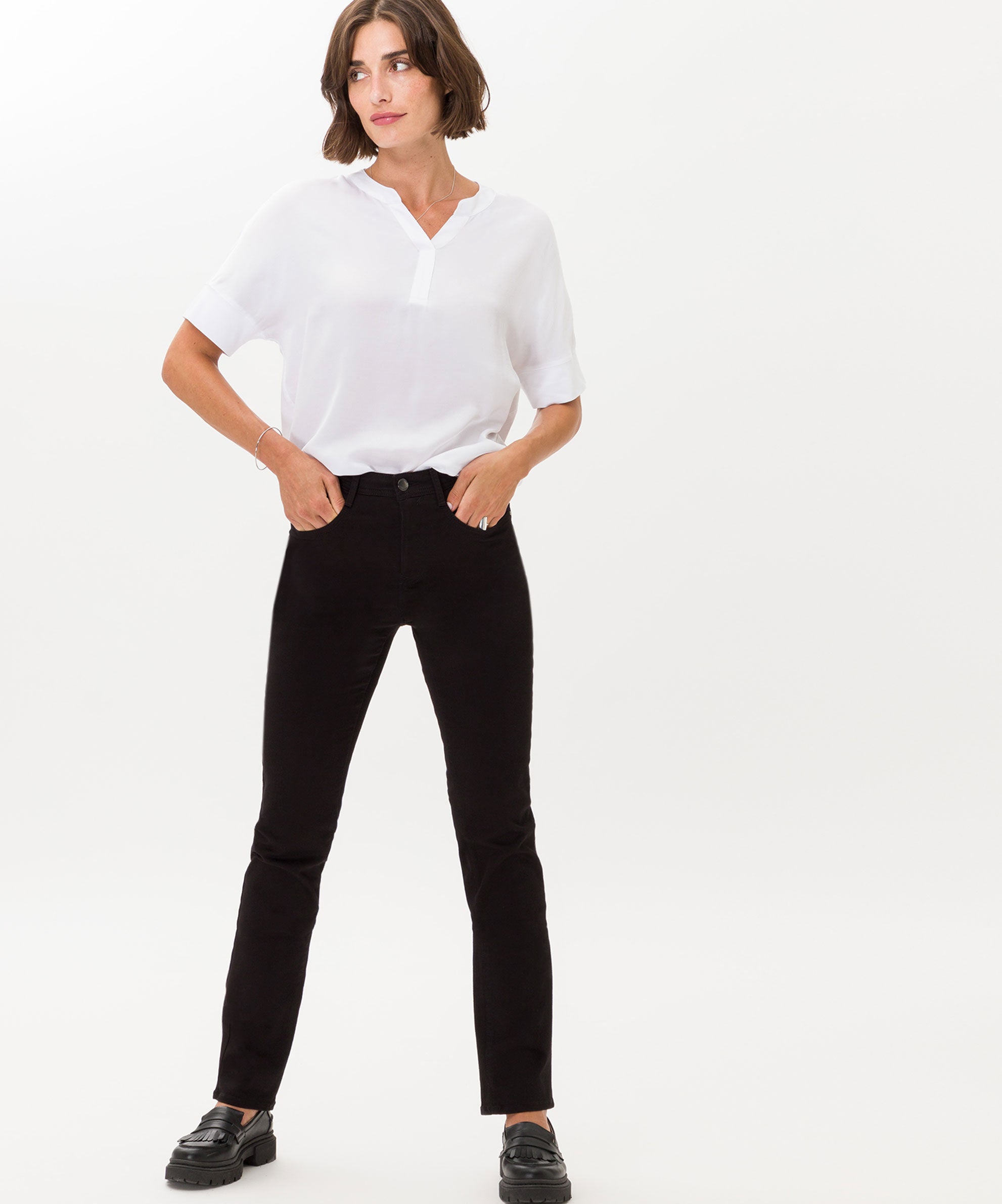 BRAX MARY clean perma black Straight Jeans - Midnight Espresso - 9928820 70-7000-01 von BRAX