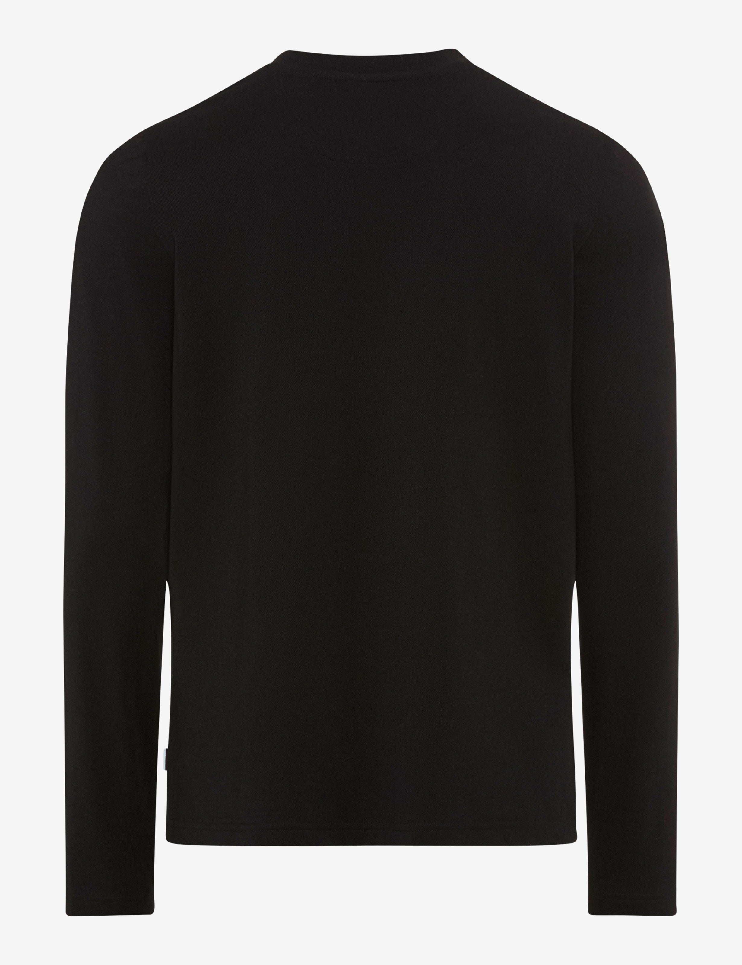 BRAX TIMON BT Longsleeve Rundhals - Black Carbon - 70819300 27-4648-02
