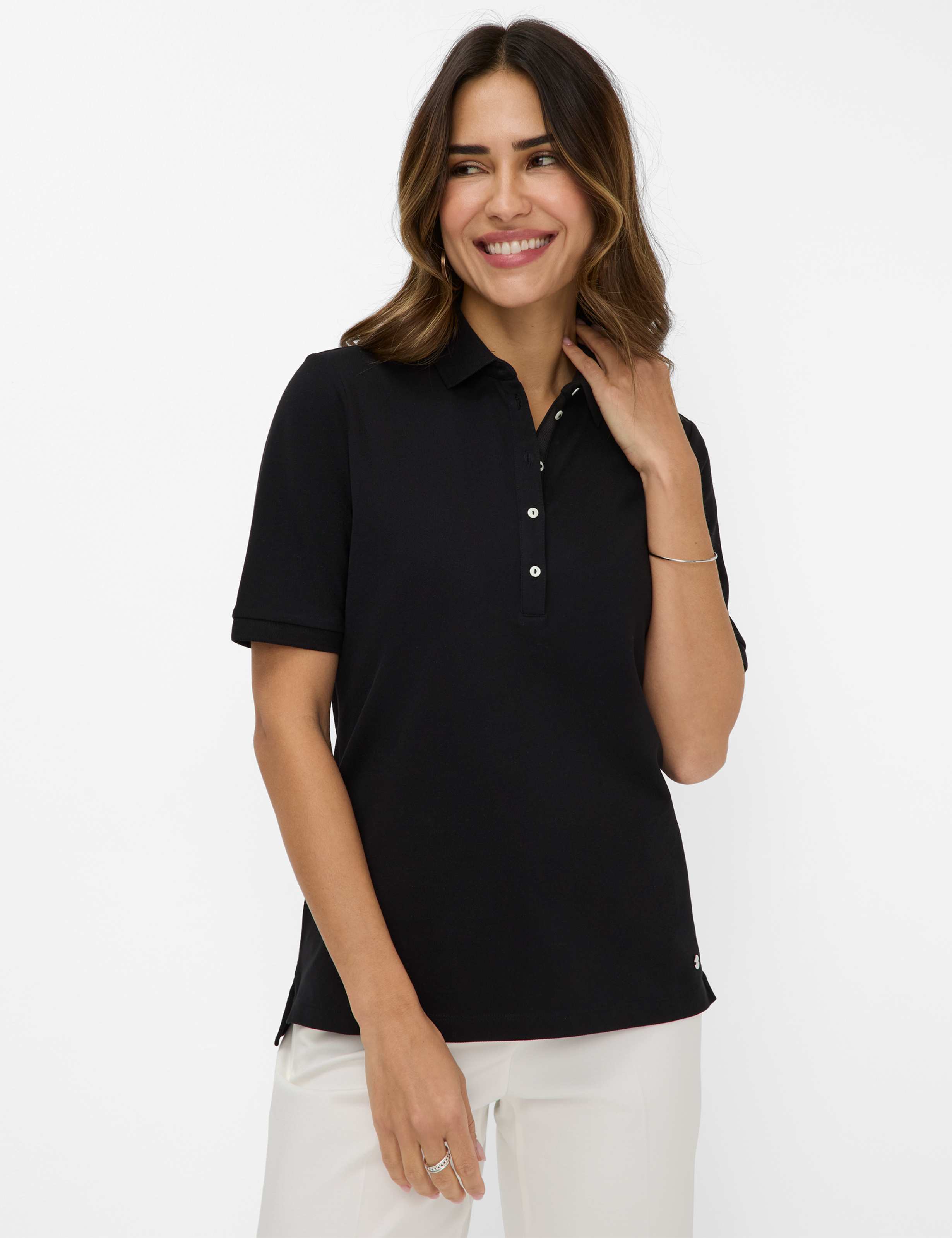 BRAX CLEO Poloshirt schwarz 90637500 31-3308-23 von BRAX