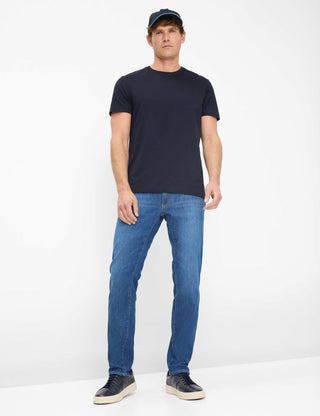 BRAX TED Kurzarm T-Shirt - Midnight Harbor - 70816100 20-4530-23
