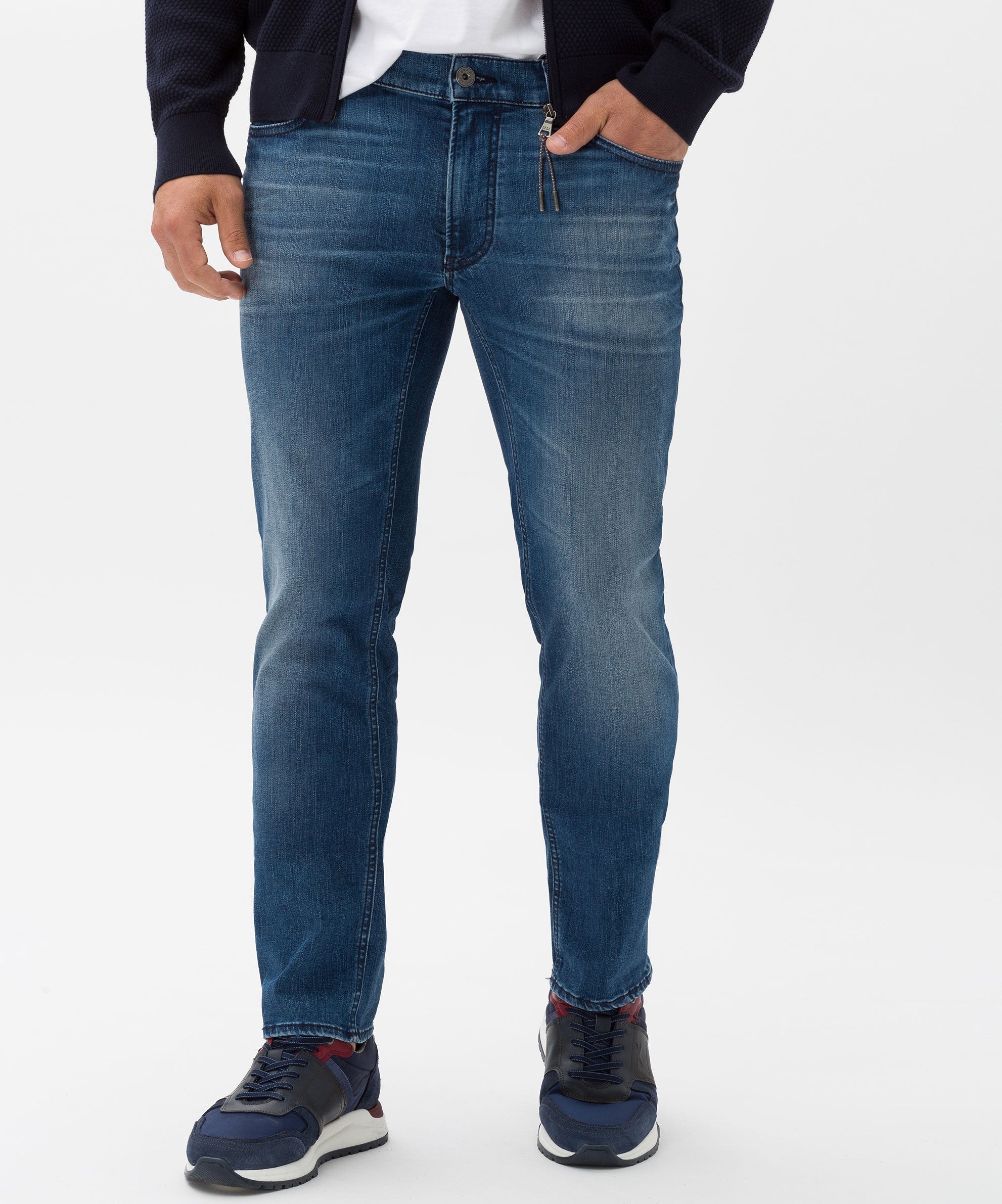 BRAX Chuck Five Pocket - Stonewashed Indigo Blue - 07953020 80-6460.26 von BRAX