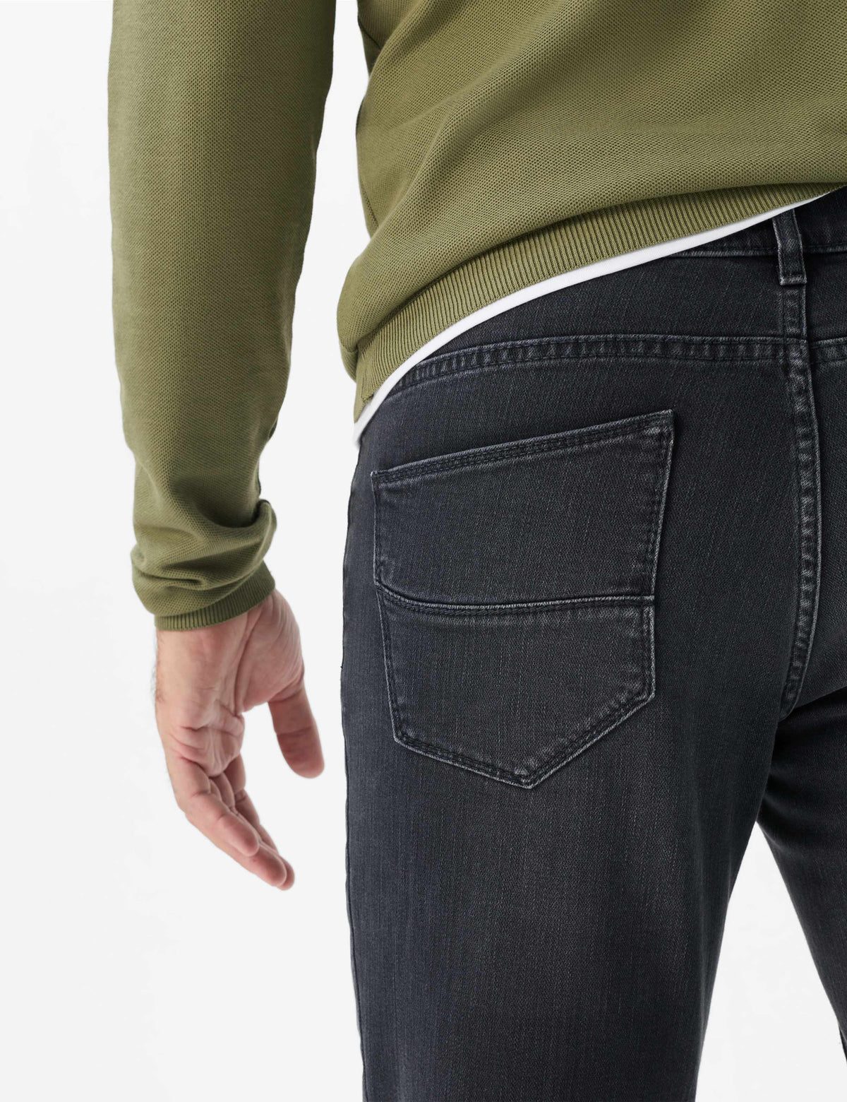 BRAX CADIZ black used 7960720 07-6103-04 - BROKEN TWILL von BRAX