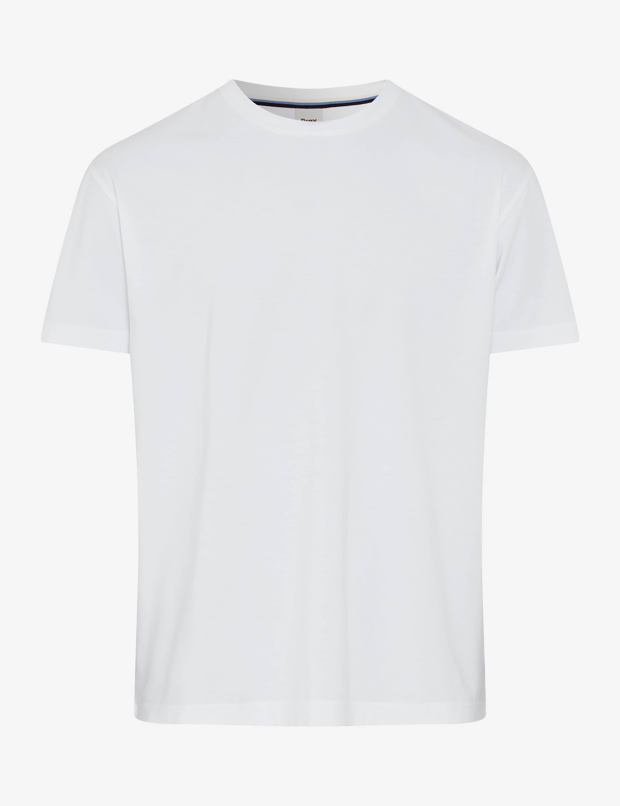 BRAX TED Kurzarm T-Shirt - Polar Breeze White - 70816100 20-4530-99