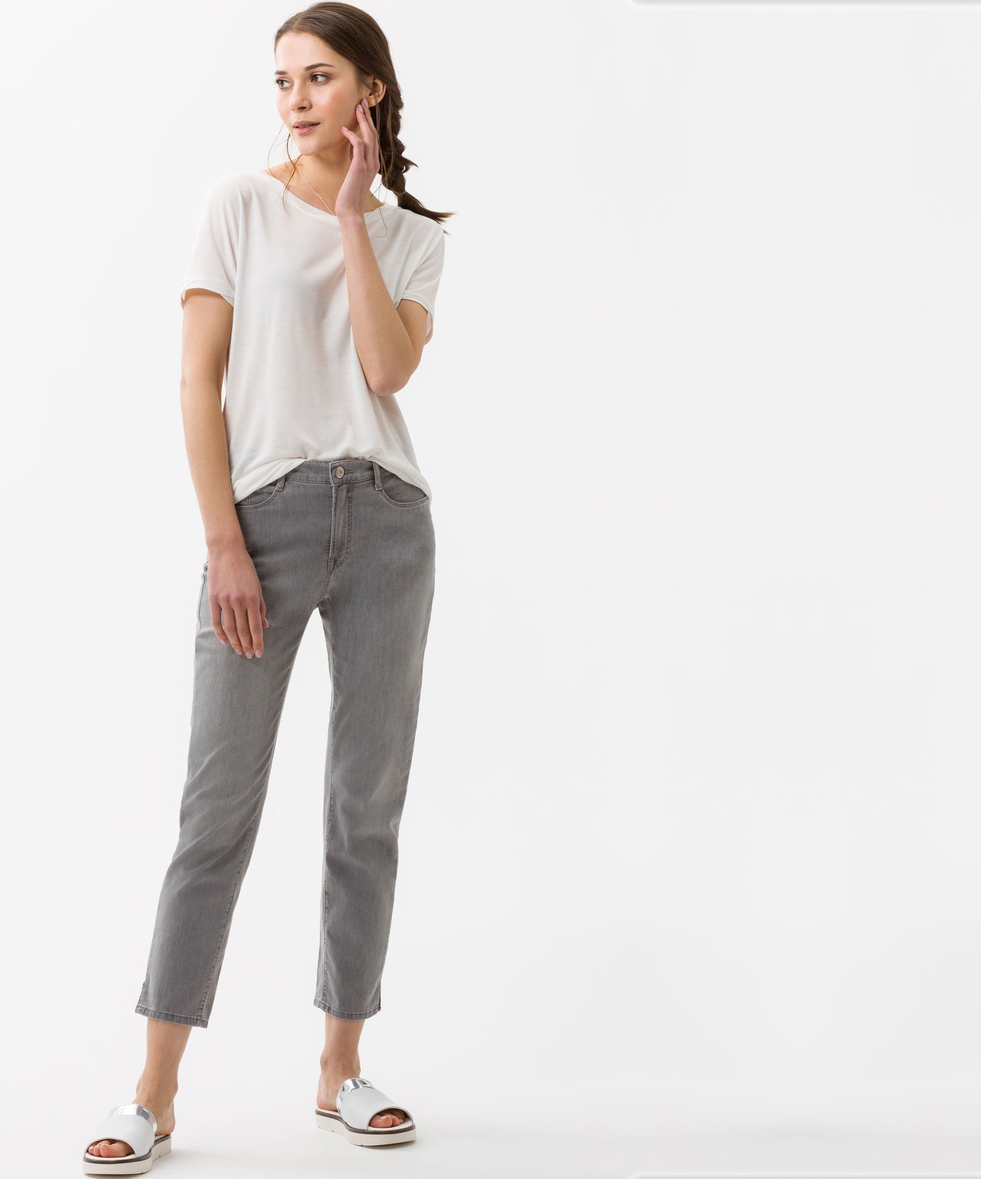 BRAX CARO S gris clair usagé 9952720 74-6657.04 - DENIM ULTRA LÉGER von BRAX