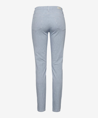 BRAX SHAKIRA clean light blue striped 9990120 74-6317-29 - Super stretch denim