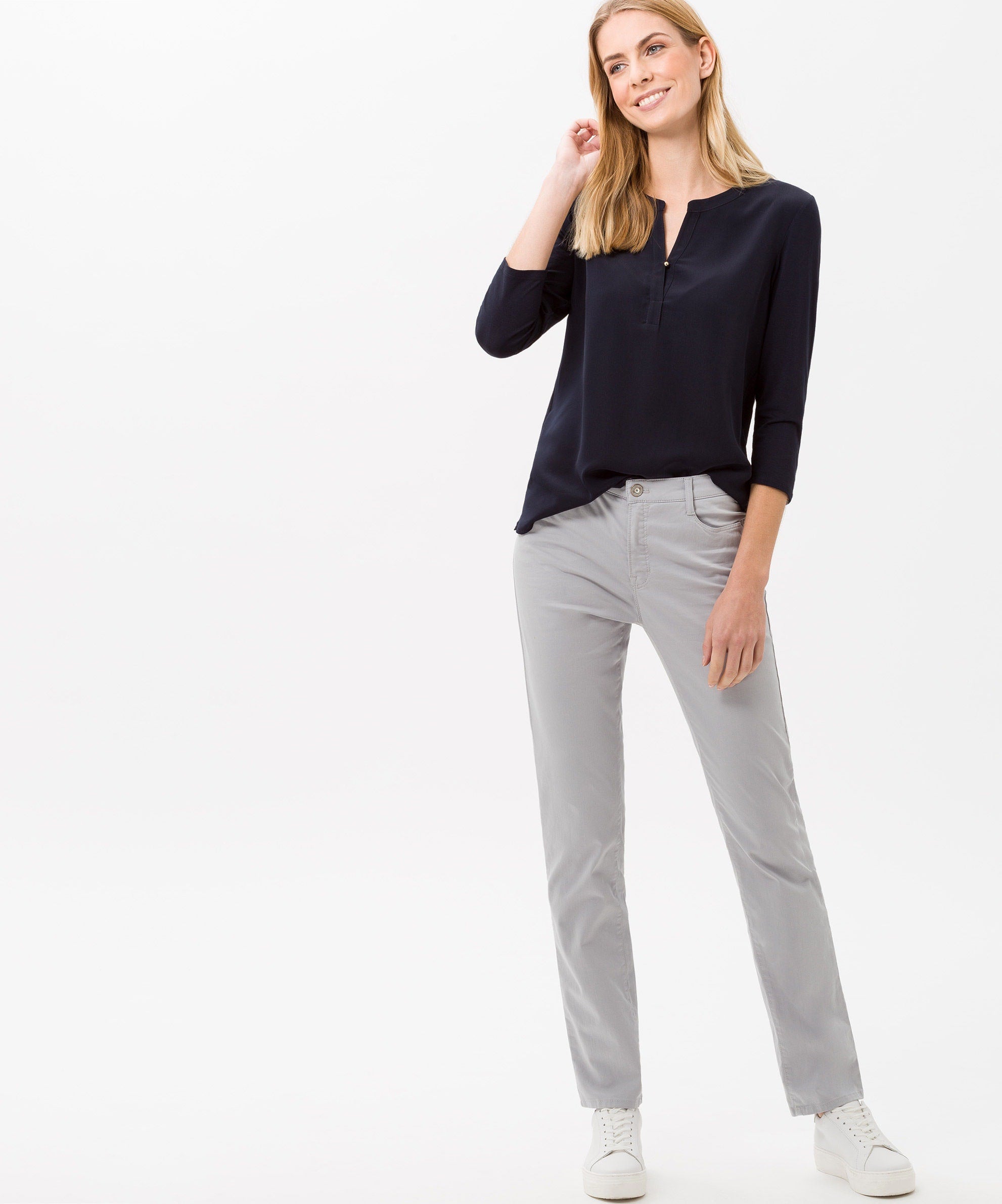 BRAX CAROLA Five-Pocket Hose - Misty Glacier Grey - 9810620 74-1527.09 von BRAX