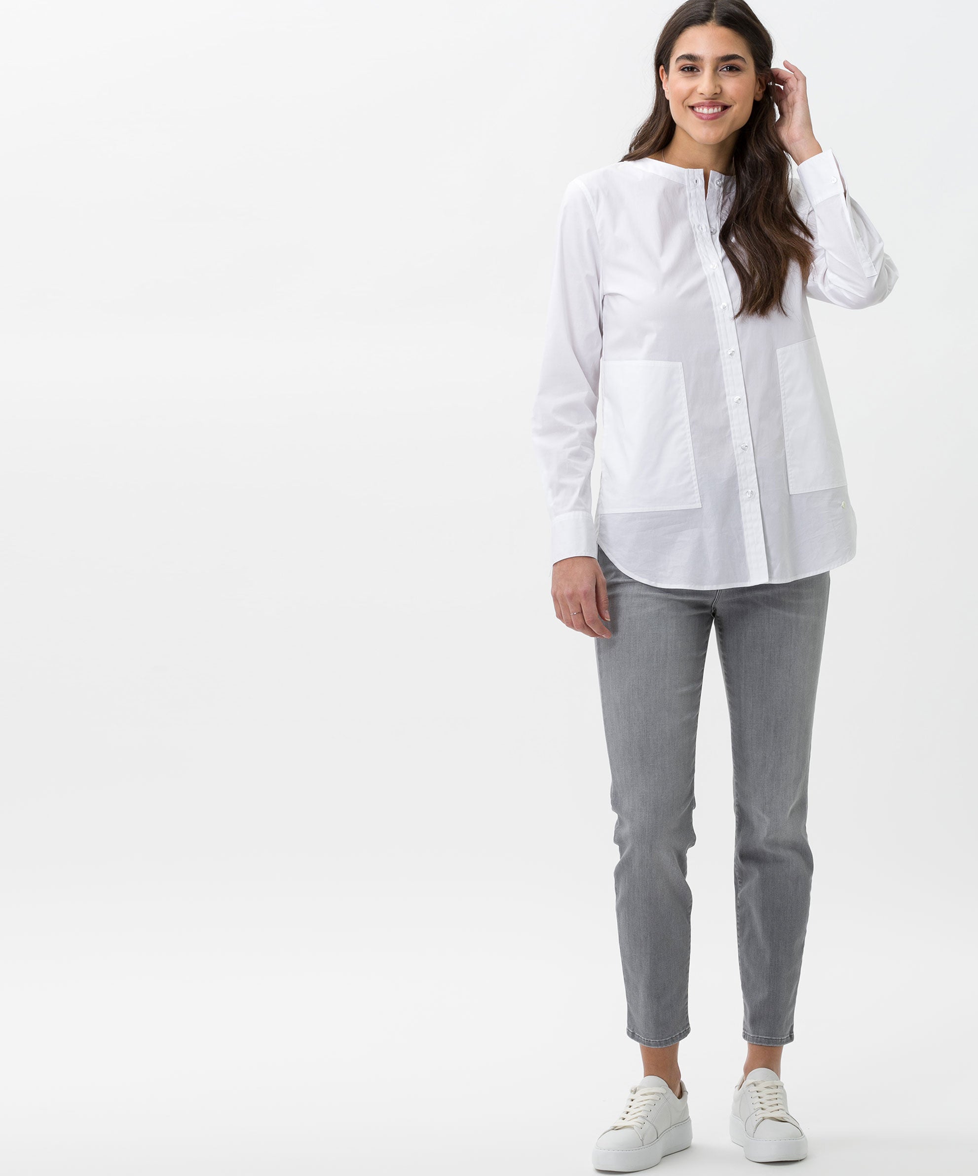 BRAX SHAKIRA S gris clair usagé 09922220 74-7957.07 - DENIM CLAIR von BRAX