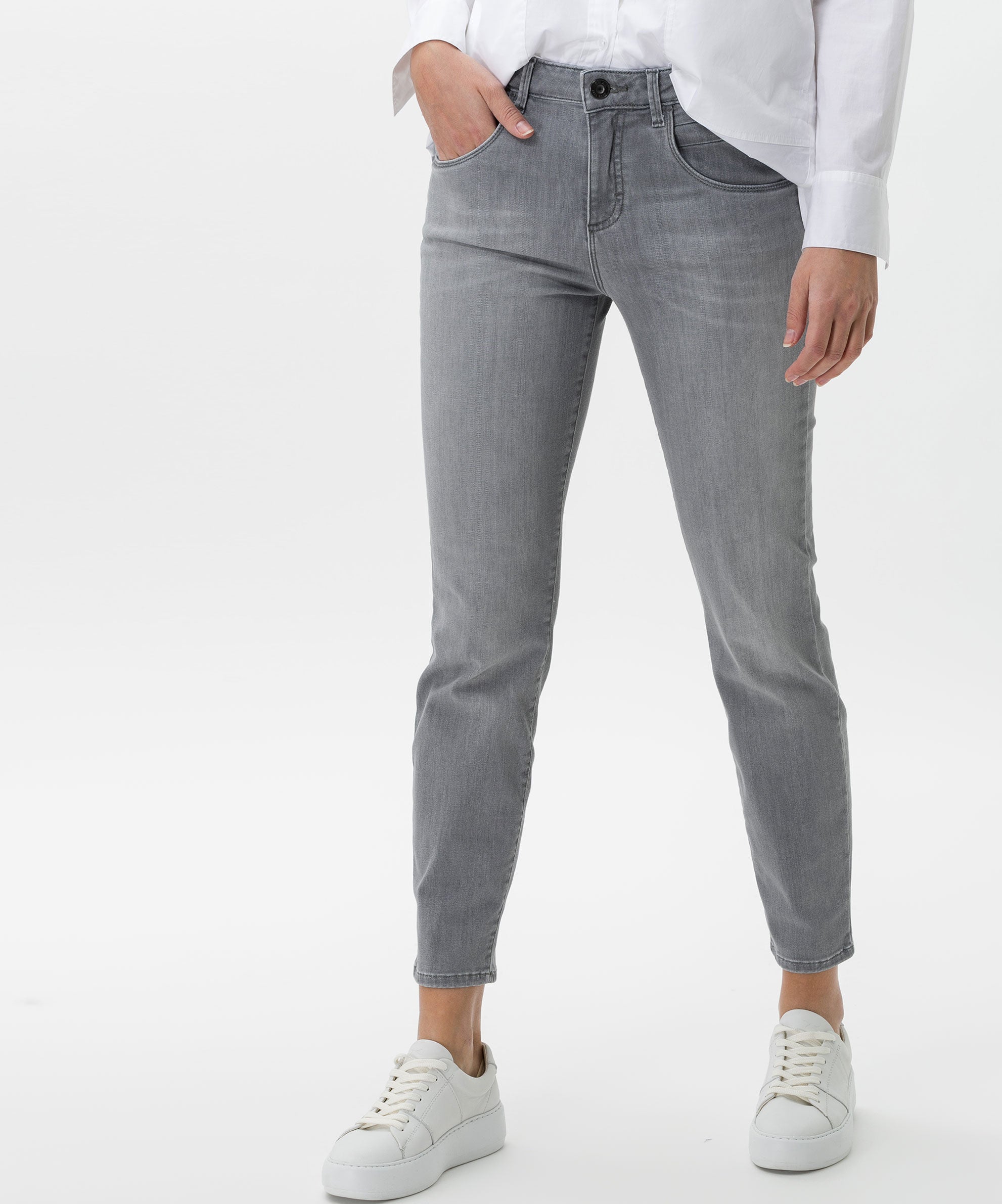 BRAX SHAKIRA S gris clair usagé 09922220 74-7957.07 - DENIM CLAIR von BRAX