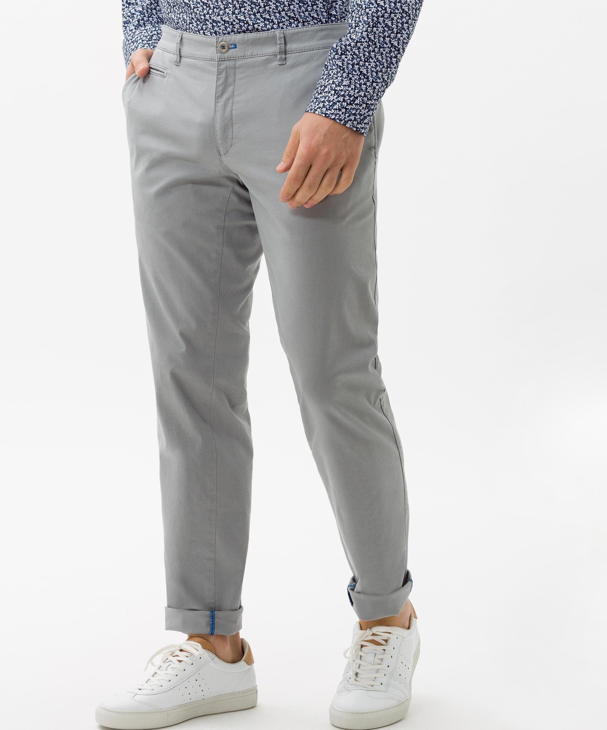 BRAX FABIO IN Tapered Chino - Silver Fog Grey - 07882020 84-1557.07 von BRAX