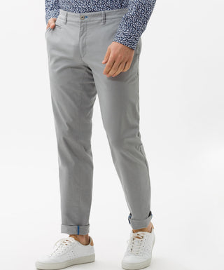 BRAX FABIO IN Tapered Chino - Silver Fog Grey - 07882020 84-1557.07