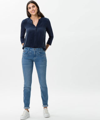BRAX Shakira Five Pocket - Faded Riviera Blue - 9918420 74-1007.18