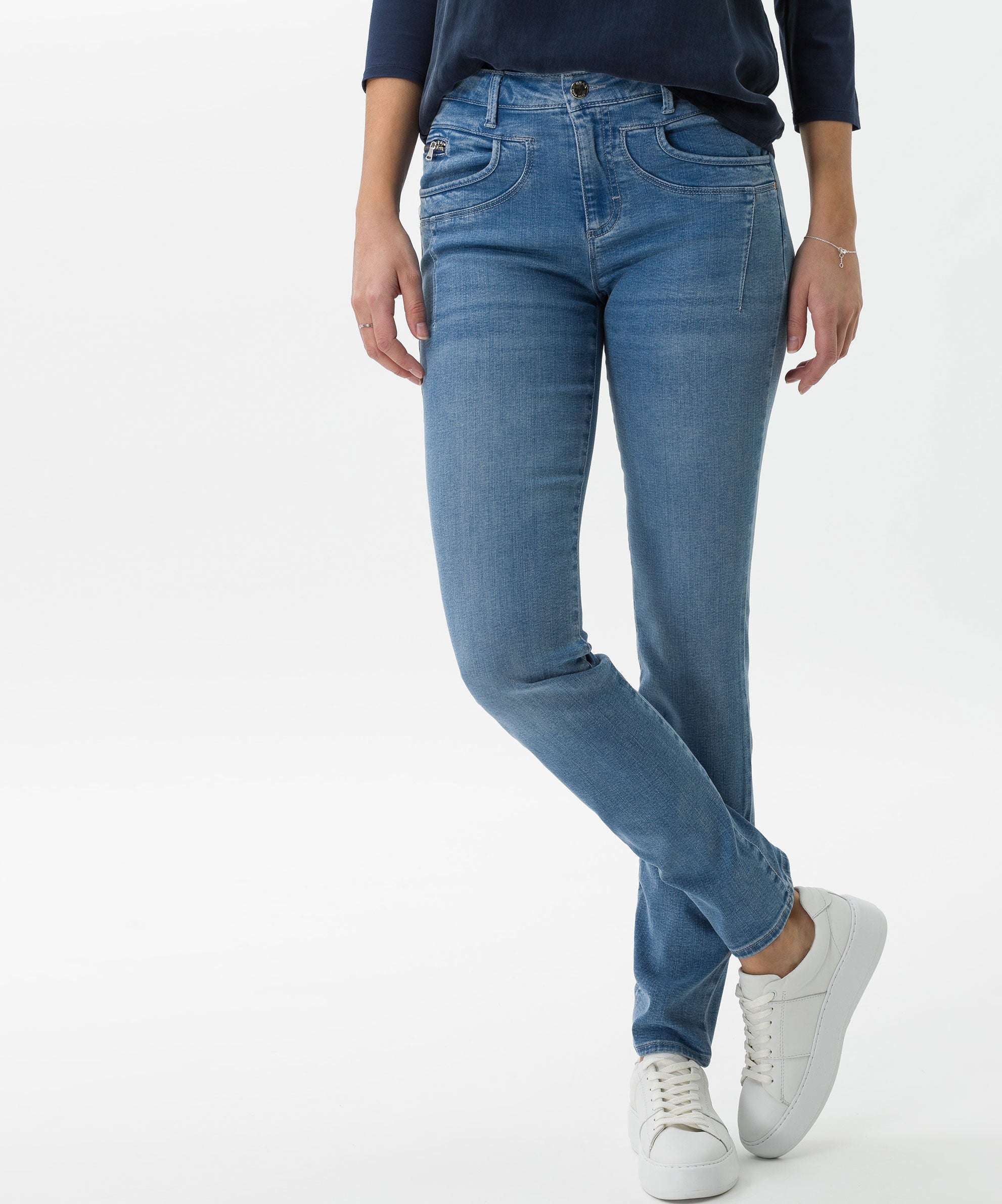 BRAX Shakira Five Pocket - Faded Riviera Blue - 9918420 74-1007.18 von BRAX