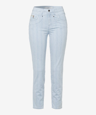BRAX Shakira Five Pocket - Seaside Stripe Sky - 09918420 74-7117.29