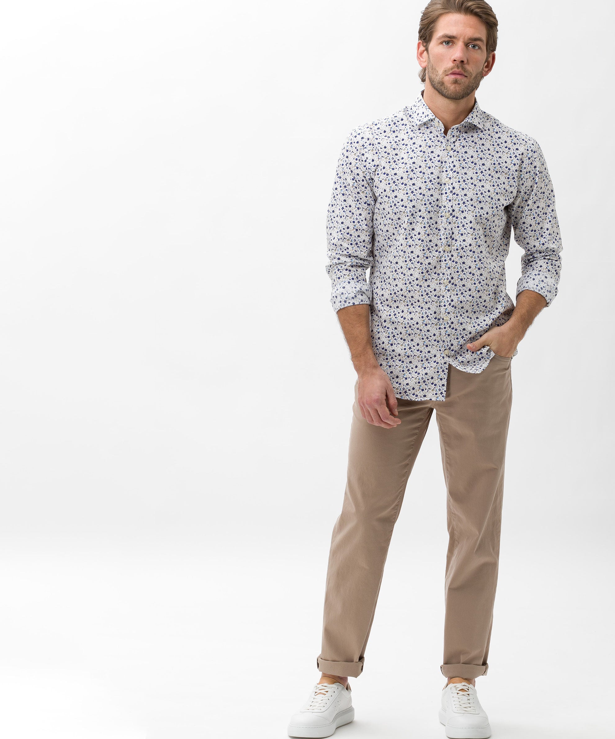 BRAX CADIZ Five Pocket - Sunlit Mocha Brown - 07864120 84-3507.54 von BRAX