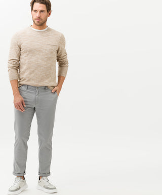 BRAX FABIO IN Chinchilla Grey Chino - 7882020 81-1608-07