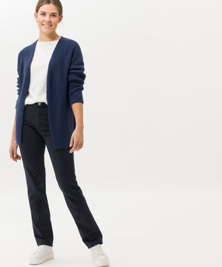 BRAX MARY bleu permanent 9833820 71-1458-21 - COTON SUPÉRIEUR