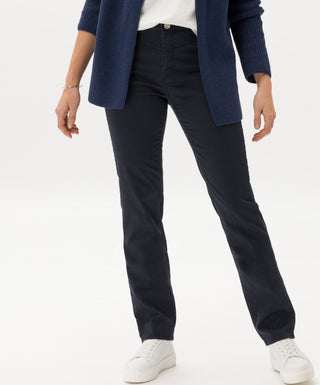 BRAX MARY bleu permanent 9833820 71-1458-21 - COTON SUPÉRIEUR