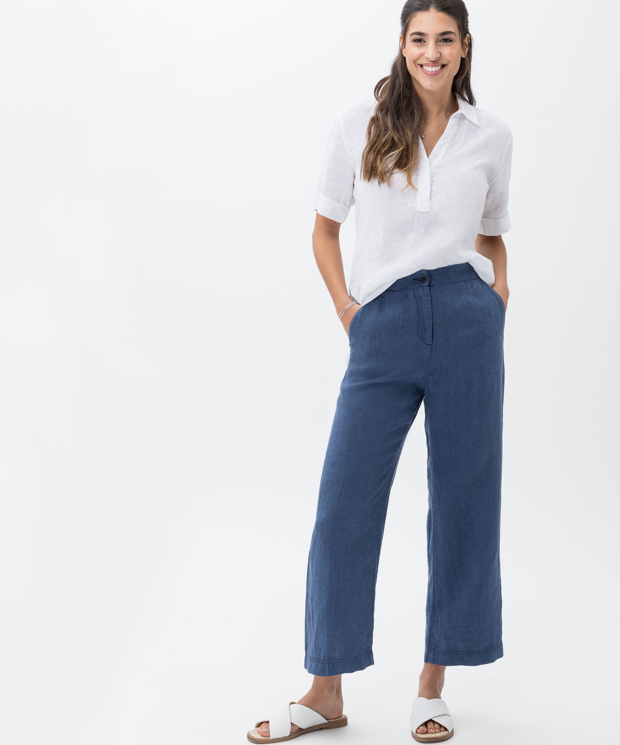 BRAX MAINE S Stoffhose - Indigo Mist Blue - 9823720 71-2208-23 von BRAX