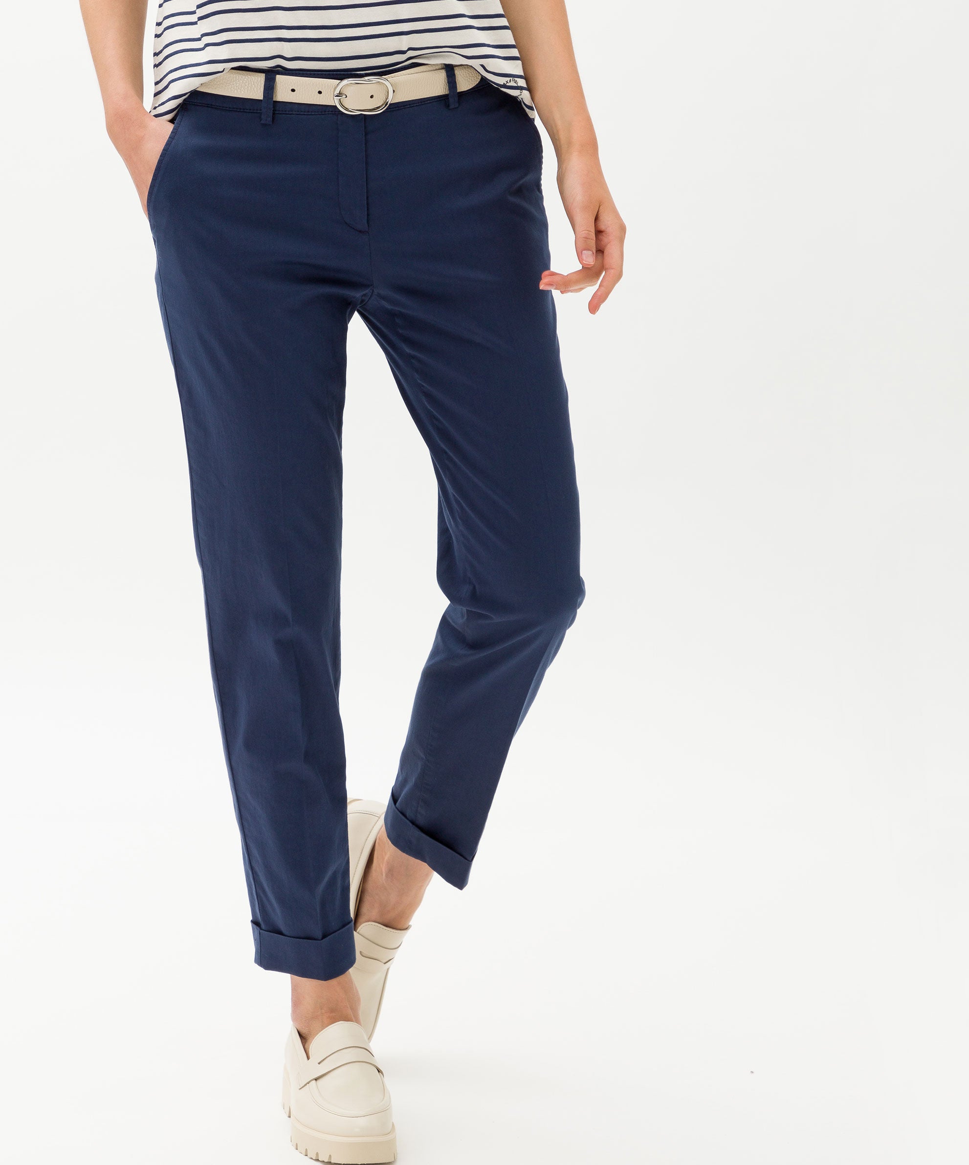 BRAX Maron Damen Chino - Midnight Sapphire Blue - 9834820 71-3208-23 von BRAX