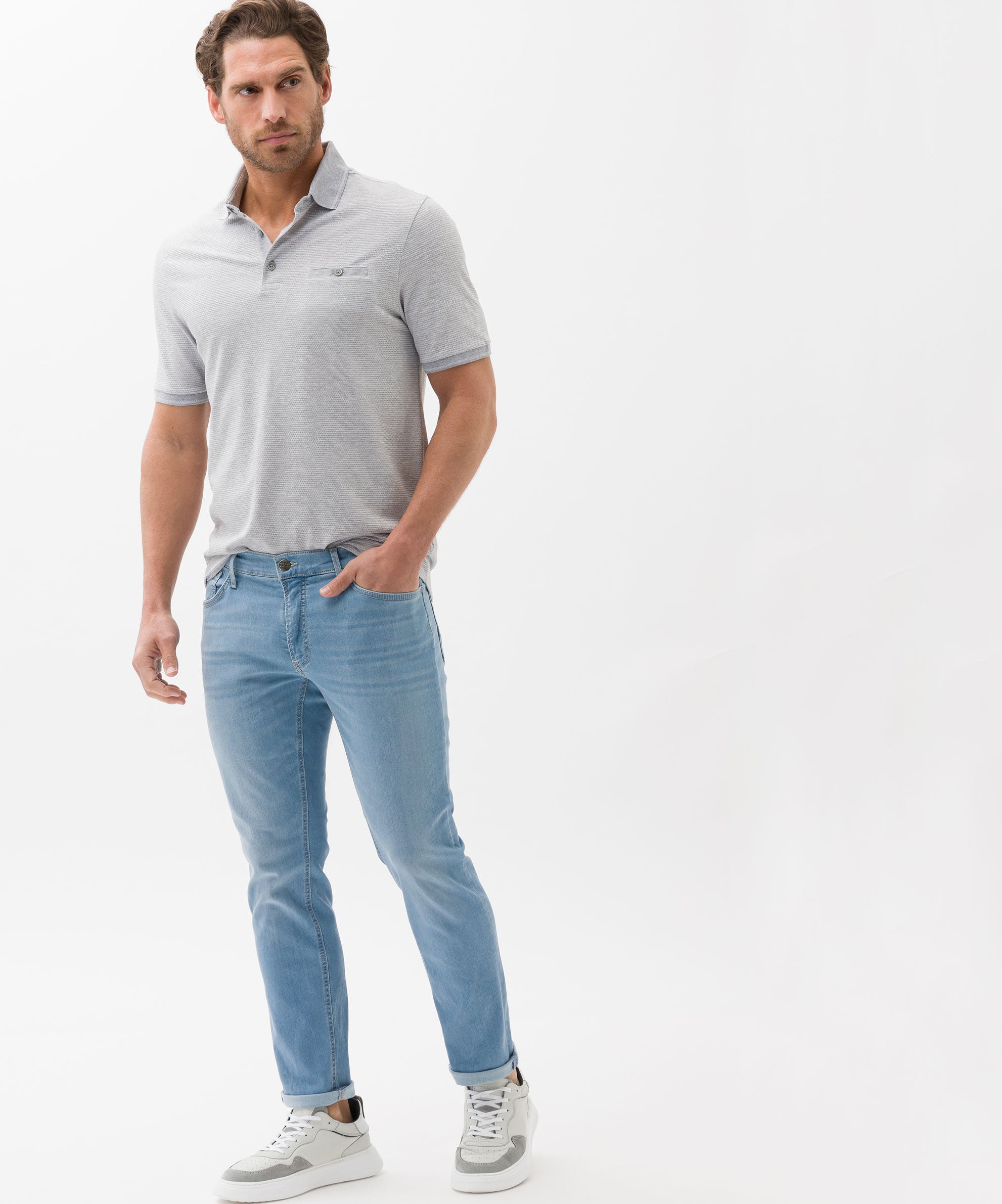 BRAX Chuck Jeans - Blue Mist Wash - 7953020 81-6278-28