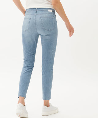 BRAX SHAKIRA S Five Pocket - Seaside Pinstripe Sky - 9930320 72-6018-29