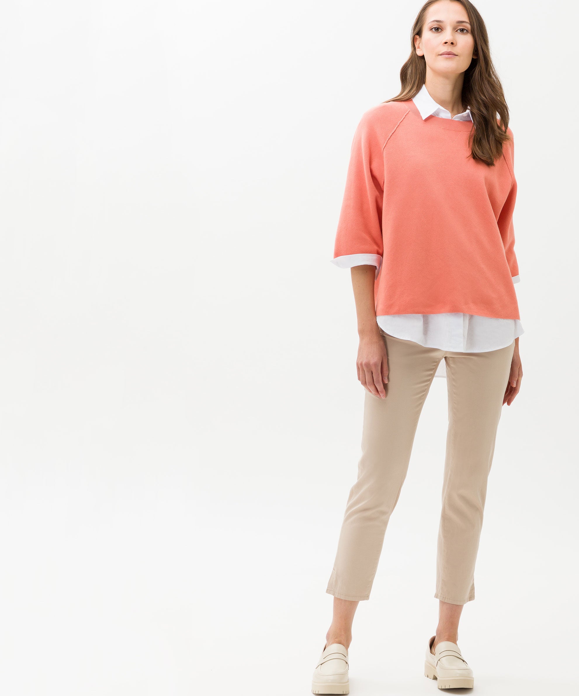 BRAX Mary Five Pocket - Sunlit Oat Beige - 9836220 71-3208-55 von BRAX