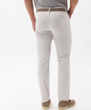 BRAX CADIZ U Straight Stoffhose - Linen Mist Ivory - 7884120 81-1128-59