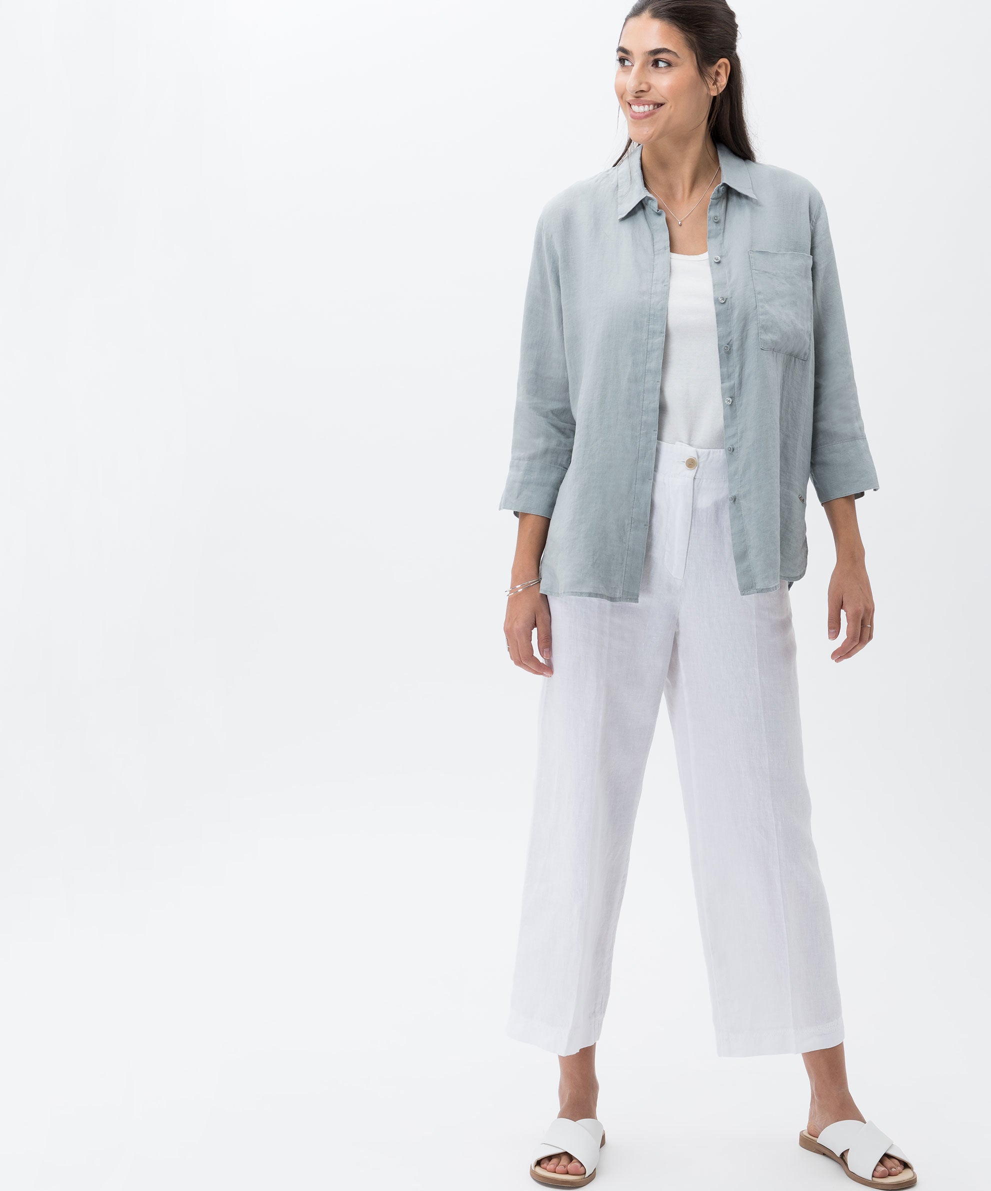 BRAX MAINE S Stoffhose - Moonlit Chalk White - 9823720 71-2208-99 von BRAX