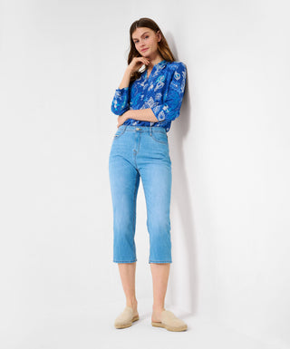 BRAX MARY C used light blue Capri Jeans - Seafoam Horizon - 9969020 74-7308-19