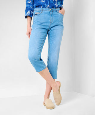 BRAX MARY C used light blue Capri Jeans - Seafoam Horizon - 9969020 74-7308-19