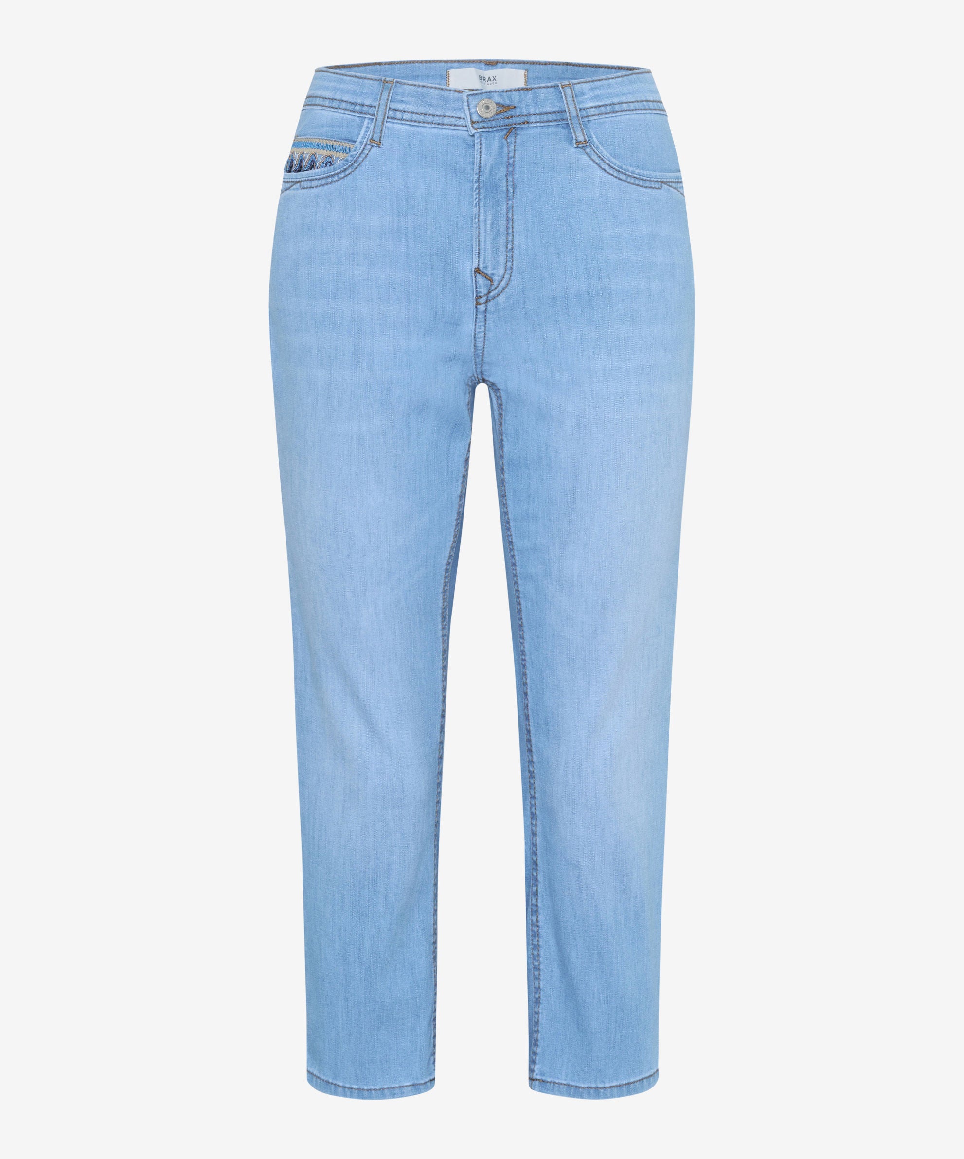 BRAX MARY C used light blue Capri Jeans - Seafoam Horizon - 9969020 74-7308-19 von BRAX
