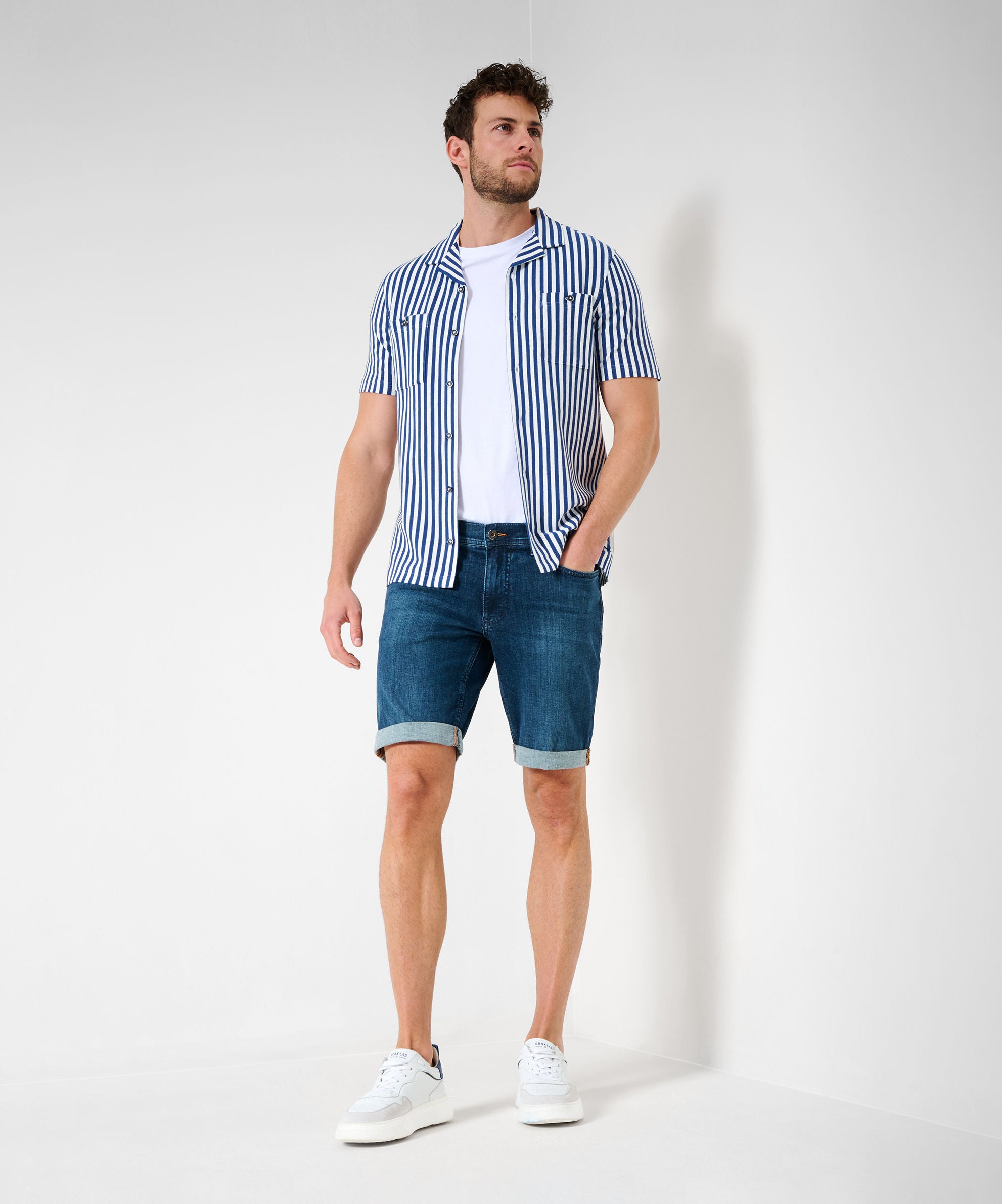 BRAX CHRIS B Bermuda - Indigo Drift Used - 7962120 84-6668-23 von BRAX