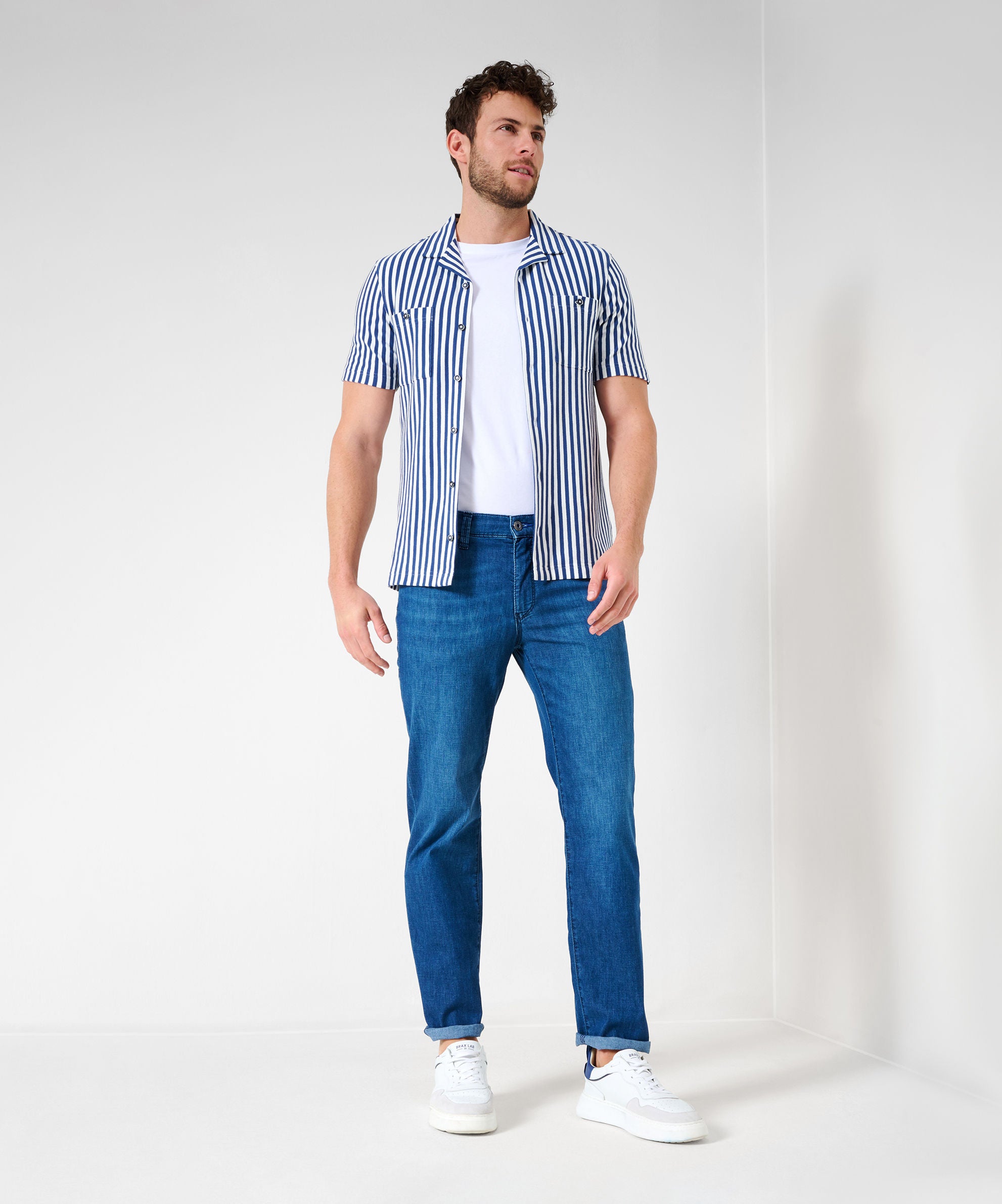 BRAX Cadiz regular blue used Straight Jeans - Ocean Shore Wash - 7950720 81-7128-24 von BRAX