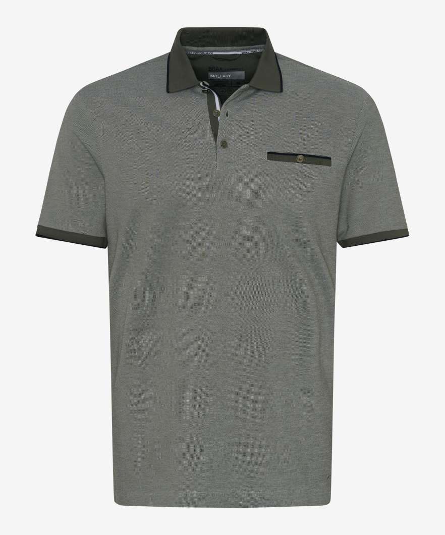 BRAX PETTER Poloshirt - Deep Sage Grey - 70420800 214768-30