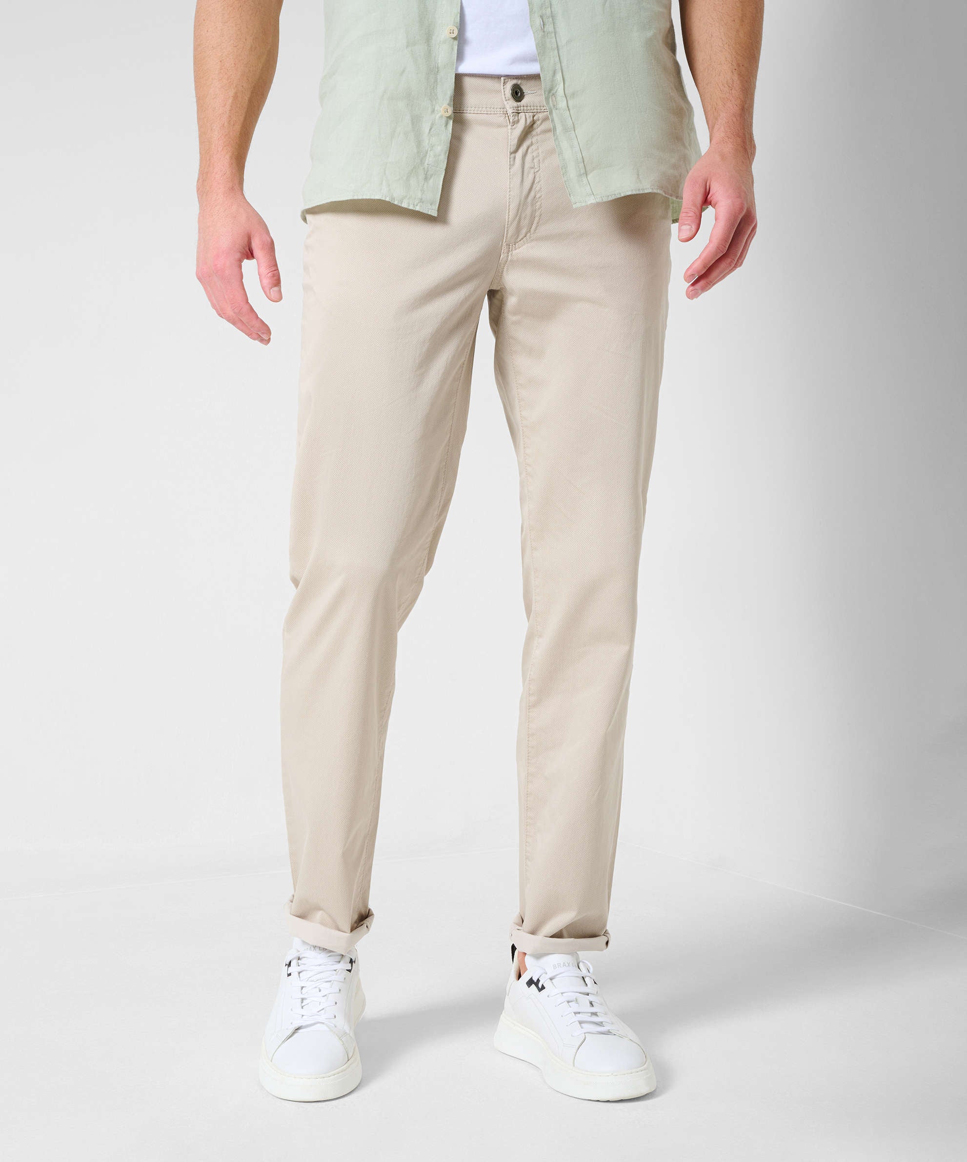 BRAX Cadiz Herren Stoffhose - Sandstone Mist - 7884120 81-1208-56 von BRAX