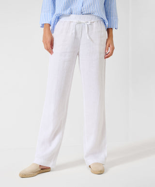 BRAX Farina Leinenhose - Porcelain Mist White - 9834620 71-2208-99
