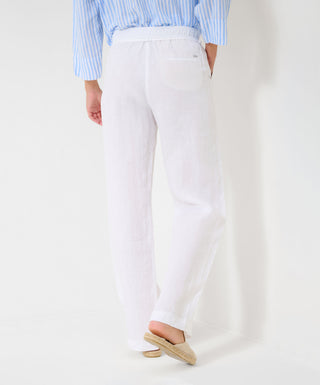 BRAX Farina Leinenhose - Porcelain Mist White - 9834620 71-2208-99