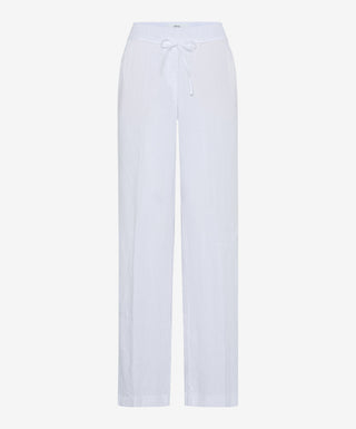 BRAX Farina Leinenhose - Porcelain Mist White - 9834620 71-2208-99