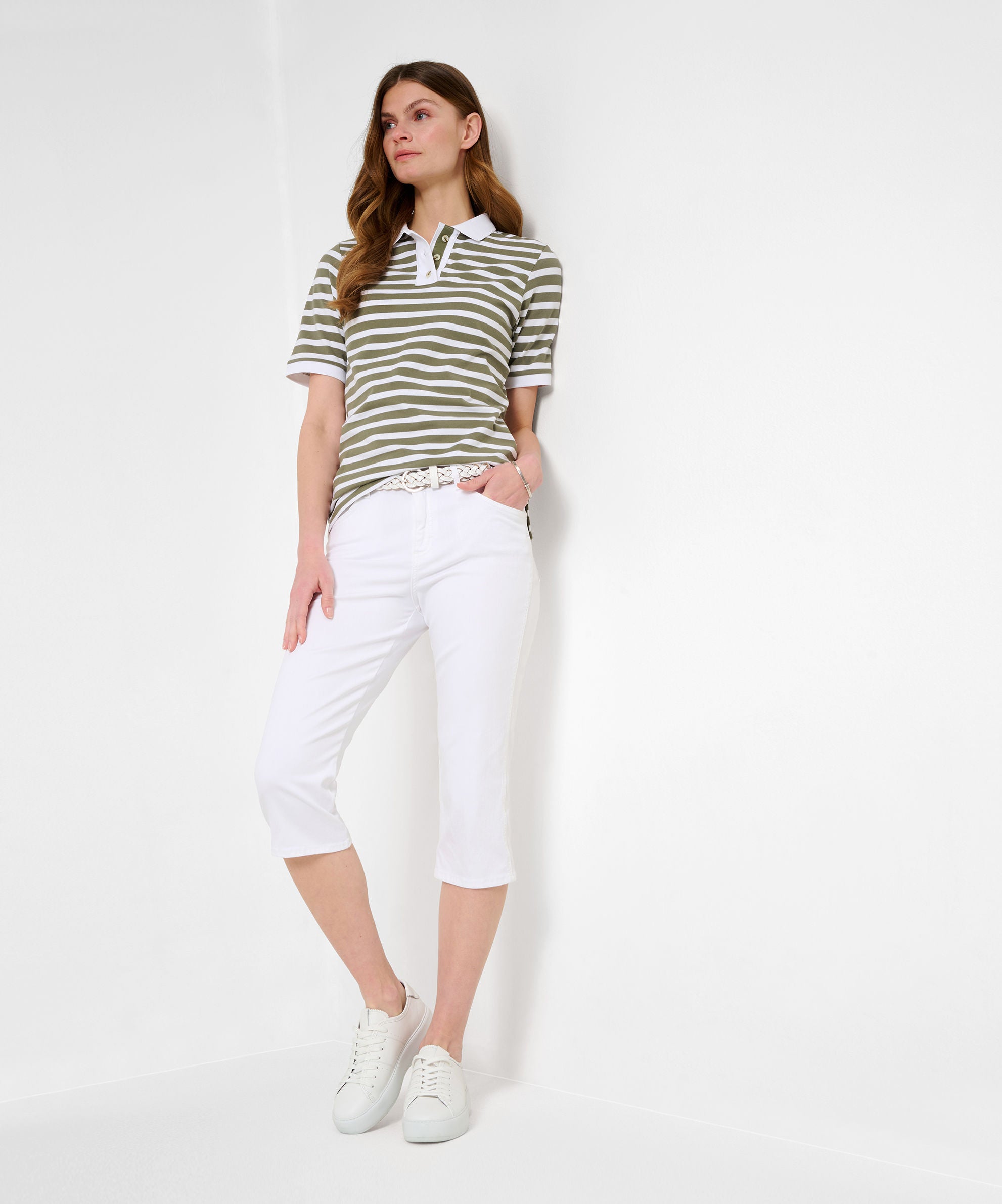 BRAX Shakira C 3/4-Jeans - Bright Ivory White - 9960220 74-7928-99 von BRAX