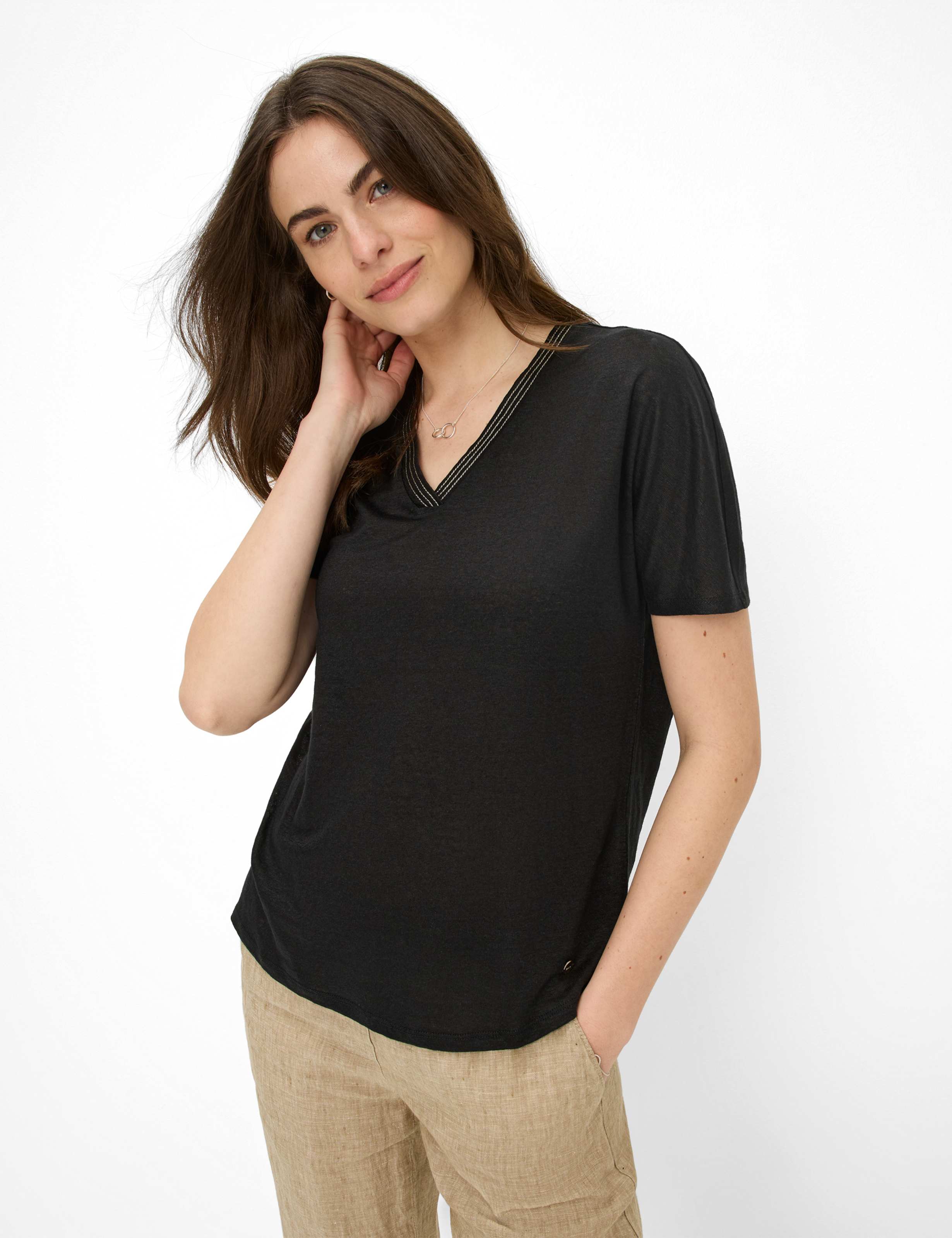 BRAX Caelen T-Shirt - Midnight Ink - 90638500 31-7208-02 von BRAX