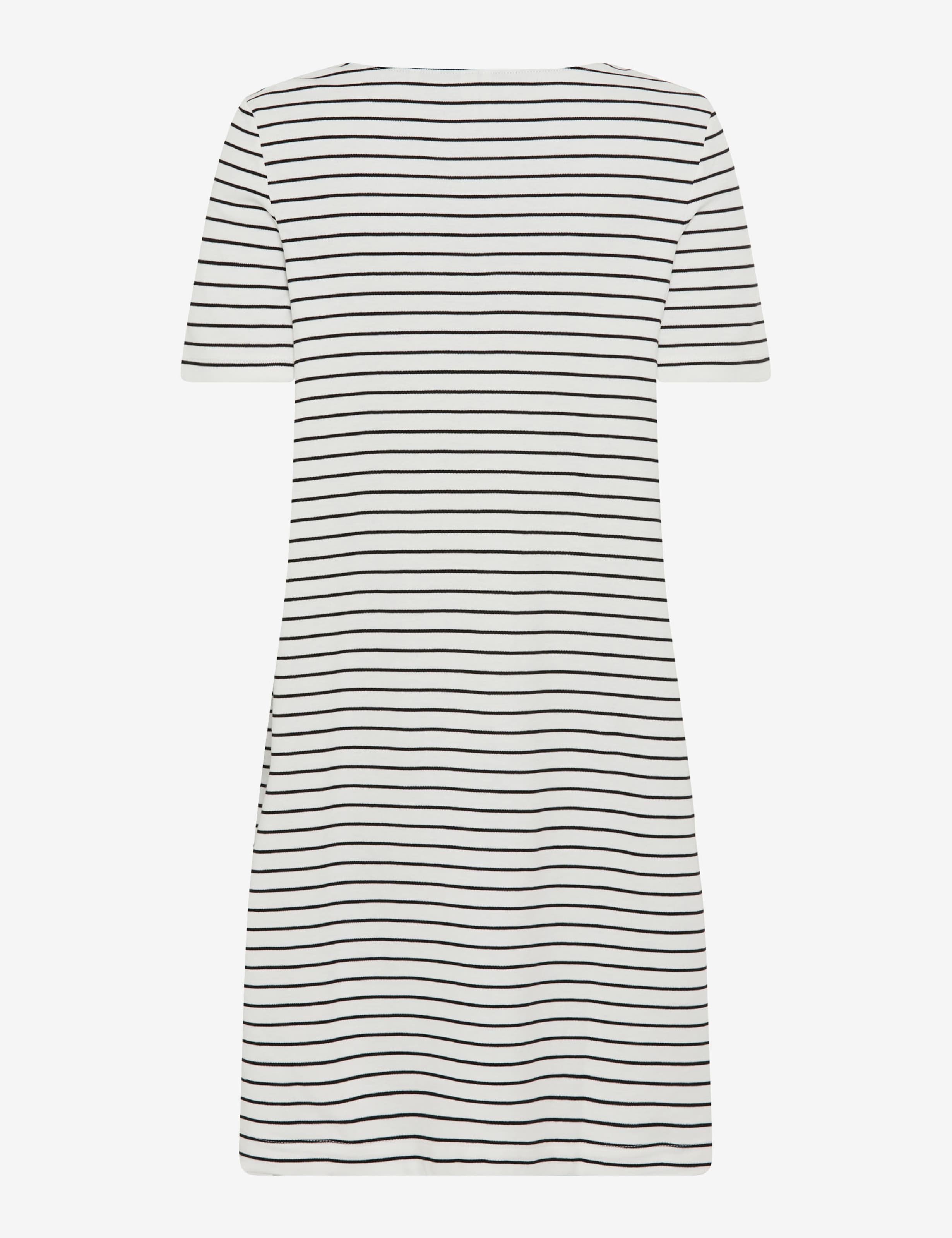 BRAX Grace T-Shirt Kleid - Cream Stripe Breeze - 90641300 36-3508-02