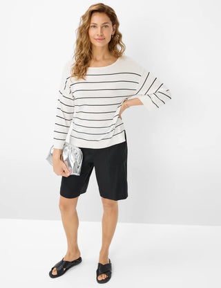 BRAX LIZ Pullover/Longsleeve - Moonlit Chalk Stripe - 90186500 36-5218-02
