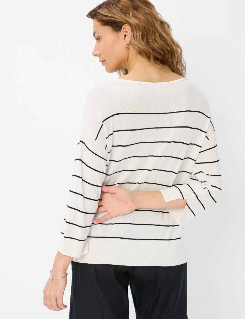 BRAX LIZ Pullover/Longsleeve - Moonlit Chalk Stripe - 90186500 36-5218-02 von BRAX