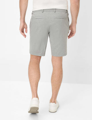 BRAX SILVIO PB platin Shorts - Misty Grey Melange - 7269020 86-5208-06