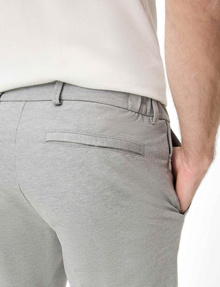 BRAX SILVIO PB platin Shorts - Misty Grey Melange - 7269020 86-5208-06