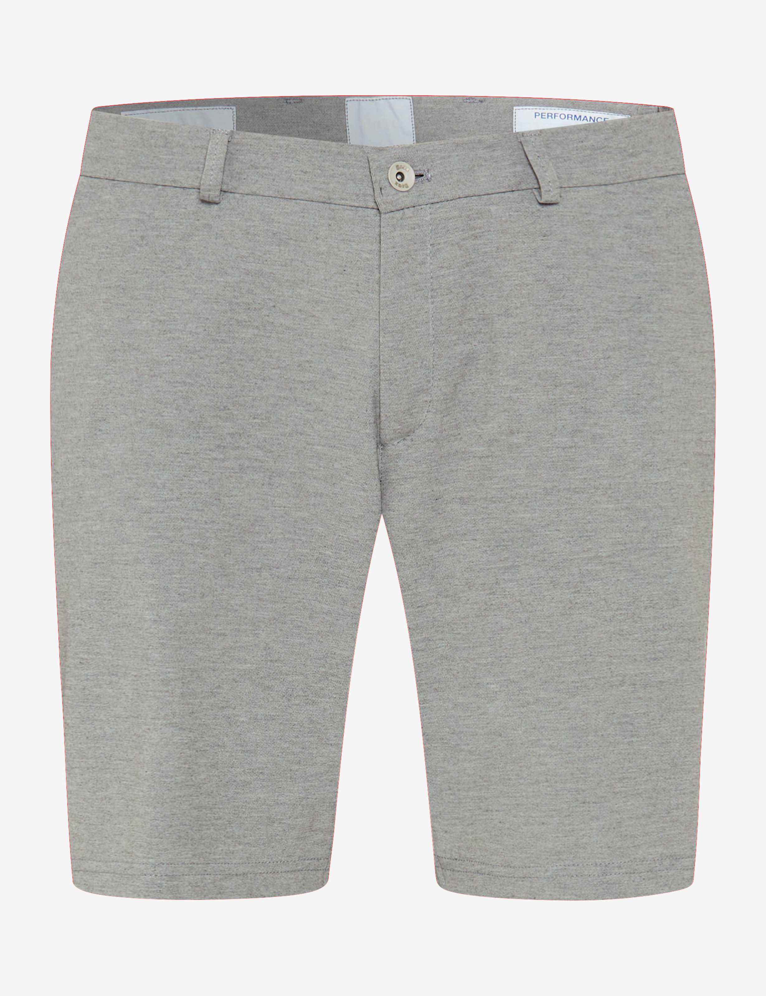 BRAX SILVIO PB platin Shorts - Misty Grey Melange - 7269020 86-5208-06